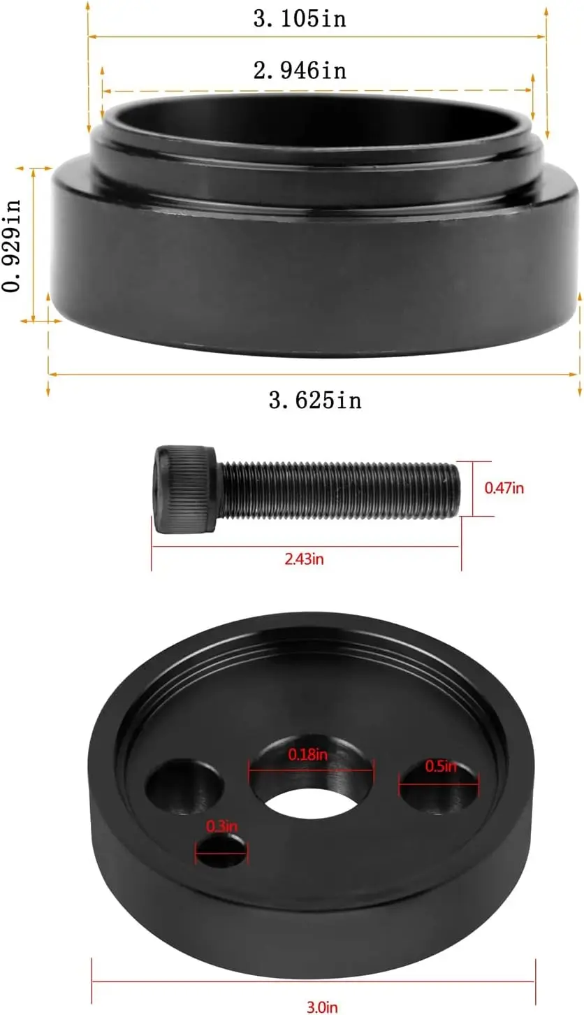 Crankshaft WearSleeve InstallationTool ,Compatible with Cummins 5.9L Engine &1338 Front Cover Crankshaft Seal Installation Tool