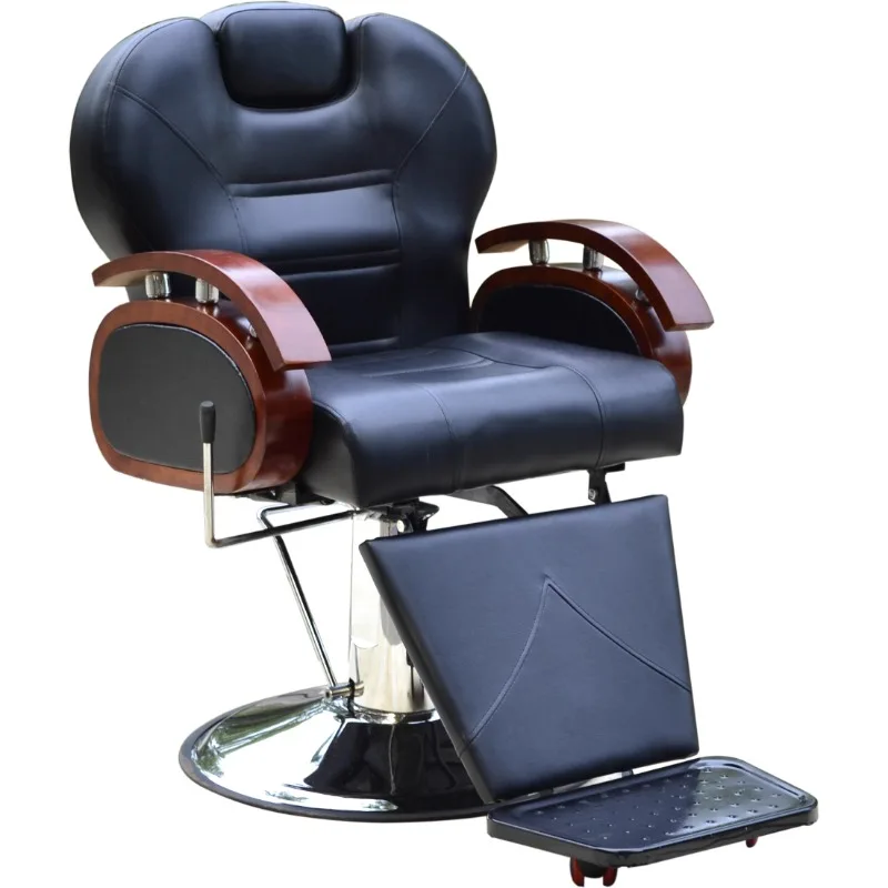 Luxury Barber Chair Professional Leg Rest Chair Swivel Advanced Adjustable Beauty Salon Chairs Silla Delicacy Salon Furniture