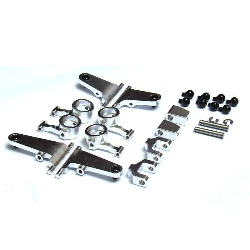 

Металлические детали для тюнинга MX5 NXS Drift RC Cars: алюминиевые передние и задние верхние и нижние рычаги подвески, поворотные кулаки, запасные части.