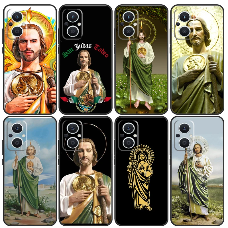 San Judas Tadeo Case For OPPO Reno 10 8 Pro 4 5 6 7 Lite 8T 4Z 5Z OPPO Find X6 Pro X2 X3 Neo X5 Lite Cover