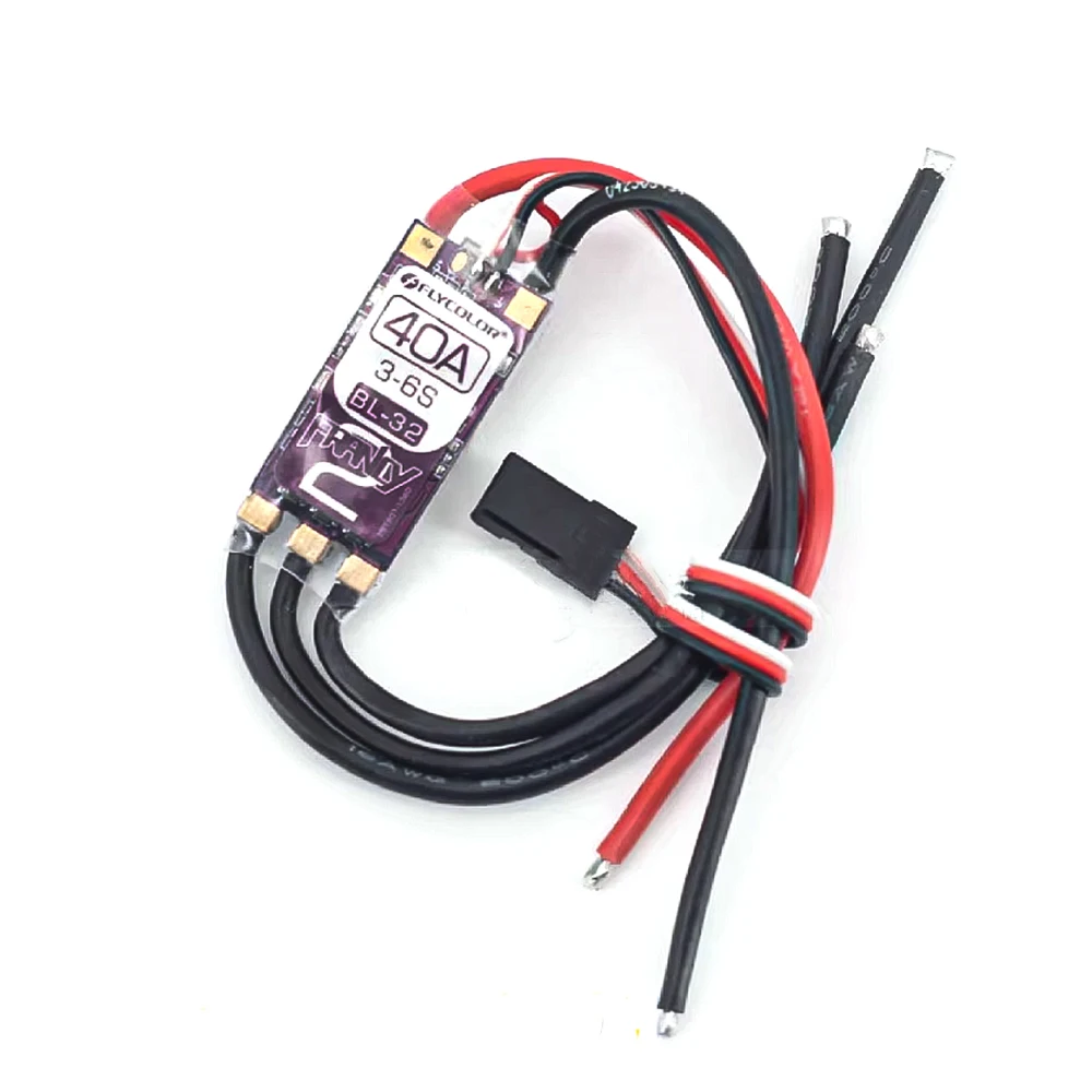 FLYCOLOR Francy 2 ESC sans balais 20A 30A 40A 50A BLHELI-32 3-6S contrôleur de vitesse 5V/3A 12V/2A pour Drone avion RC quadrirotor