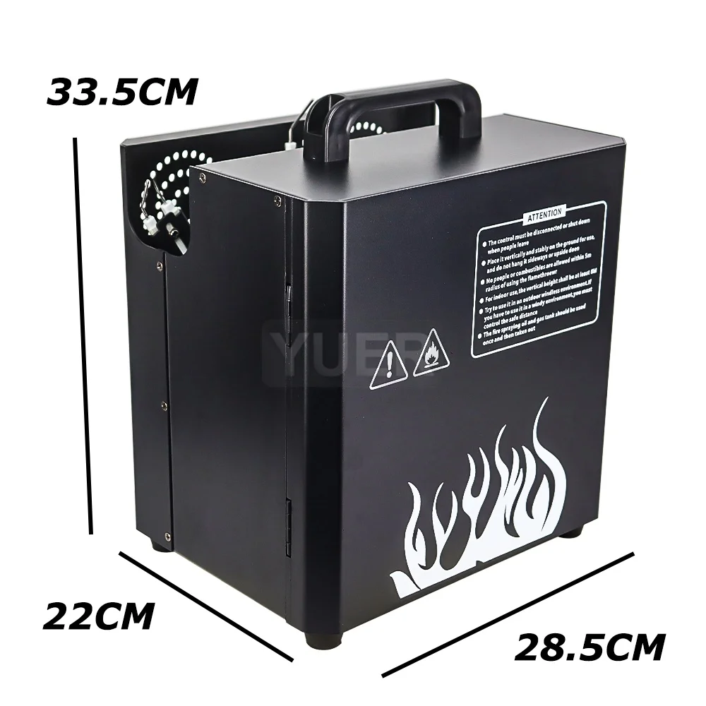 3 رئيس قاذف اللهب معدات الأداء المهني DJ المرحلة تأثير 300 واط آلة رش اللهب DMX آلة تصنيع اللهب #4