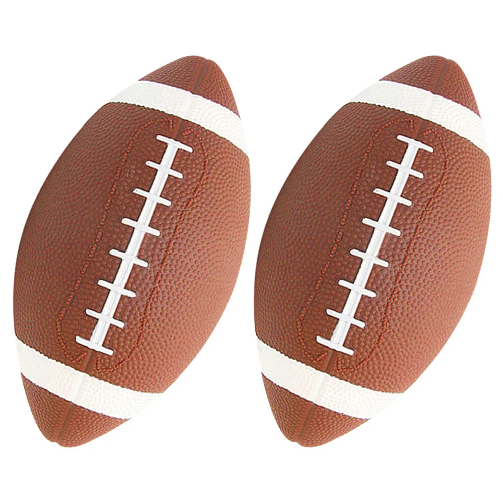 

2 Pcs Kids Soccer Ball Training Balls Funny Rugby Inflatable Professional Student