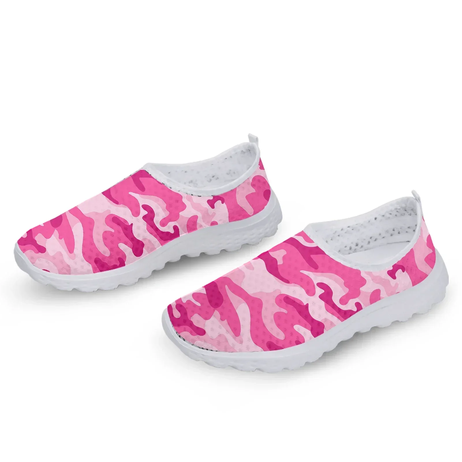 Trendy Pink Textured Print House Shoes Simple Lightweight Breathable Summer Flats Cozy Home Shoes Zapatos Mujer