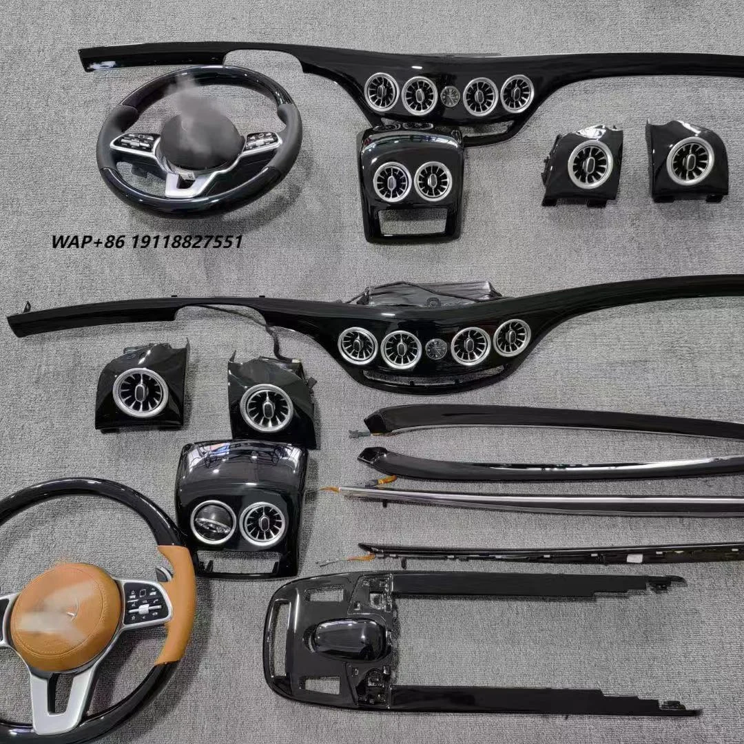 Accessories Interior Turbine Vent Panel Overlay for  S-Class W221 Upgrade W222 Interior Center Console