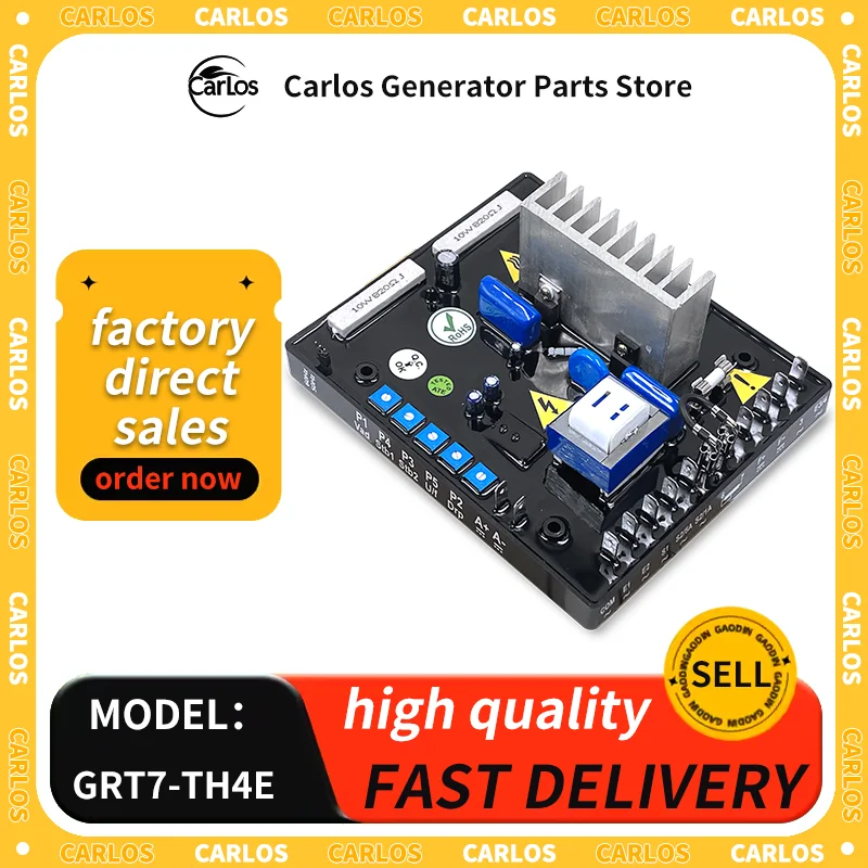 GRT7-TH4E AVR GRAMEYER PEGASUS CAT GRT7 TH4E Generator Automatic Voltage Regulator Compatible With Original
