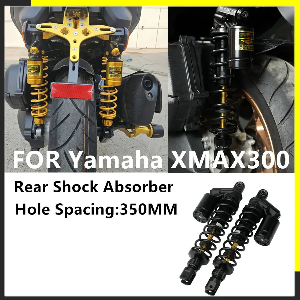 For Yamaha XMAX300 X MAX300 modified Rear shock absorber shock absorber 350mm hole pitch sport version spring