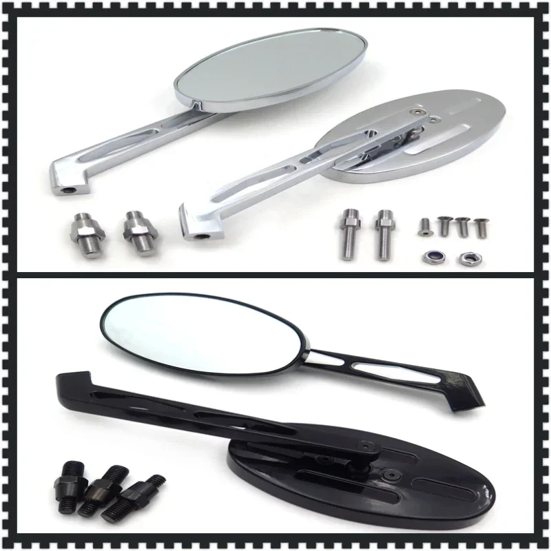 

Motorcycle Oval Diamond Racing Mirror for Honda 2003-2007 CBR600RR,Kawasaki Ninja,Suzuki 1992-2007 GSXR600/750 BLACK