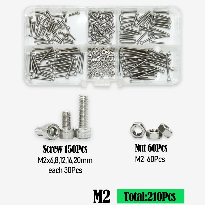 Innen sechs kant schrauben Set m2 m2, 5 m3 m4 m5 m6 m8 2,5 Edelstahl Vollzahn becher kopf Sechs kant Innen sechs kant mutter Maschinen schrauben – Detail 10
