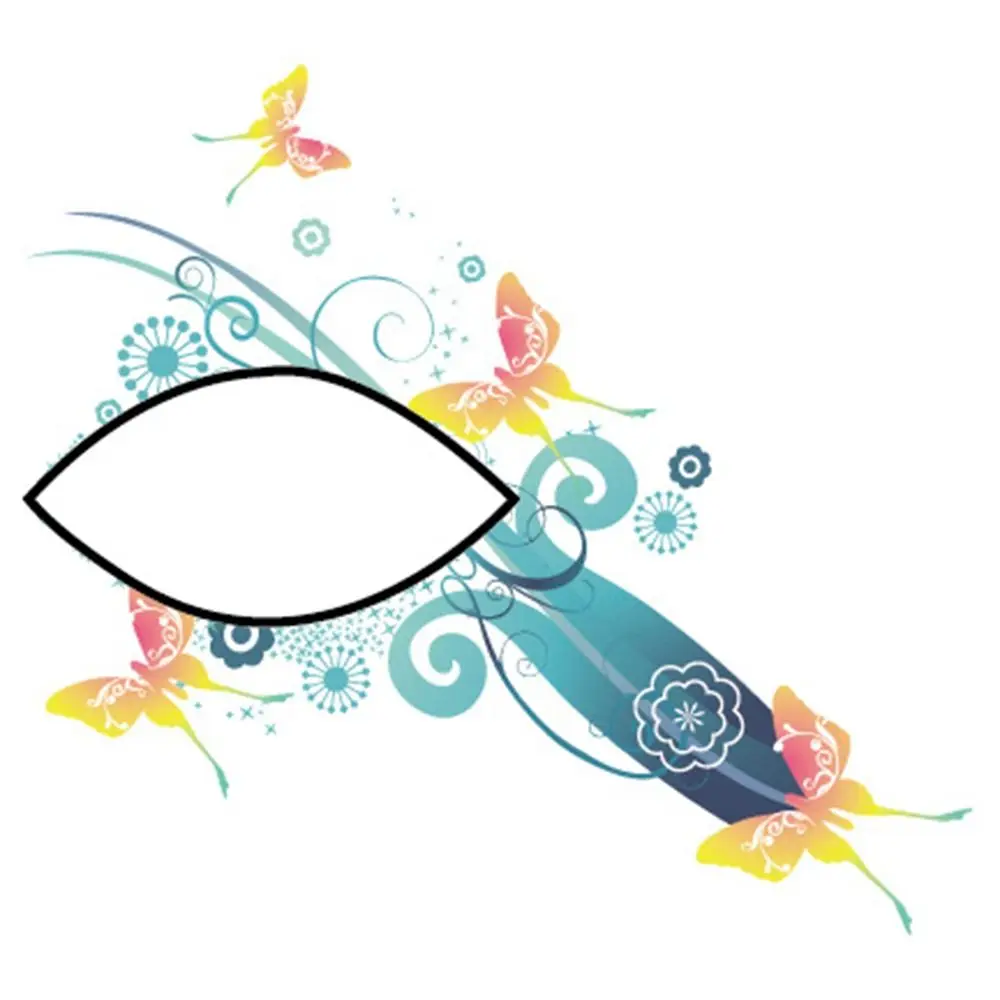 

Waterproof Eye Shadow Tattoo Stickers Fashion Fake Tatto Temporary Eye Tattoo Water Transfer Colorful Makeup Eyeliner Sticker