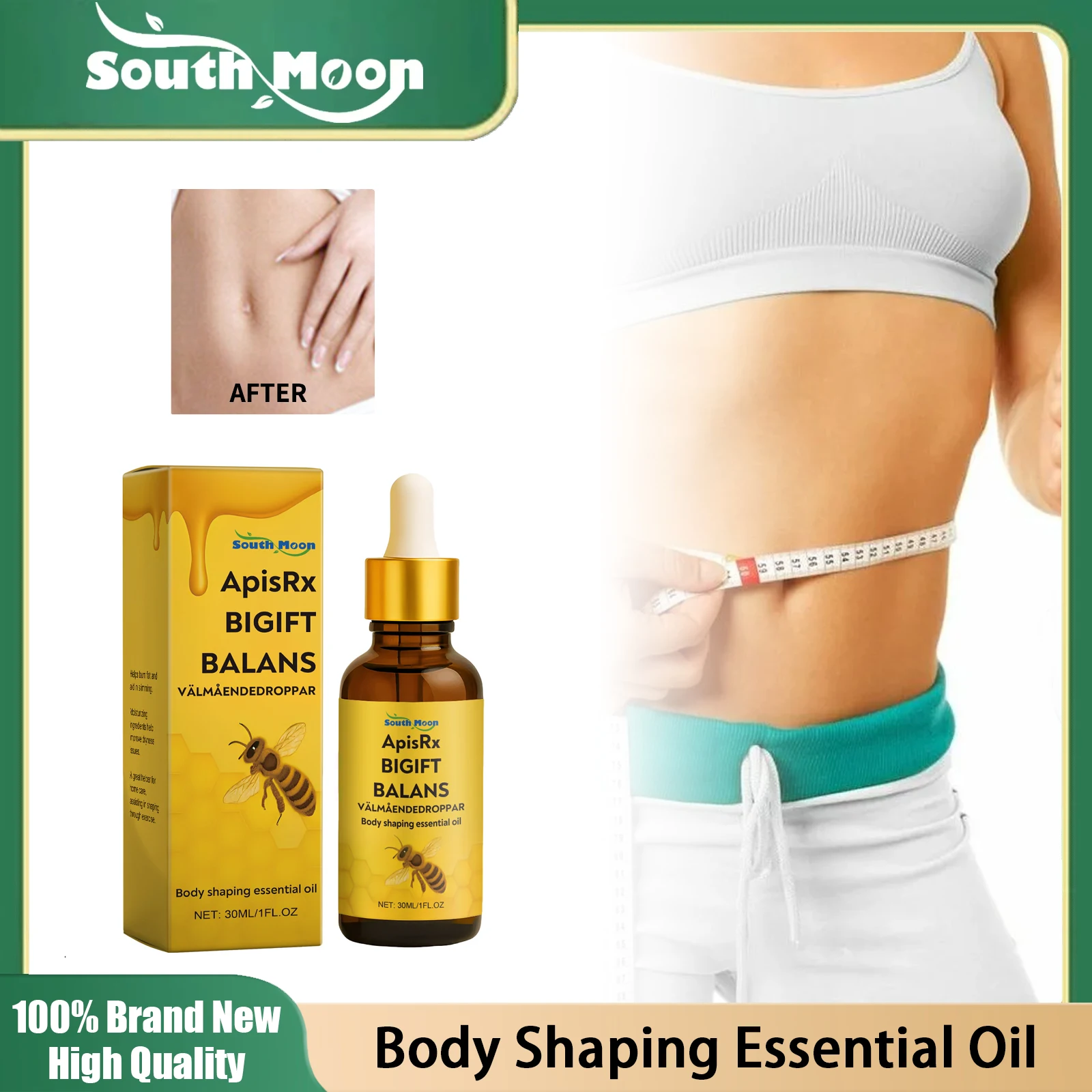 

Slimming Essential Oil Lift Buttocks Firming Breasts Thighs Slim Waist Thin Arm Relieve Muscle Fatigue Relaxing Body Massage Oil
