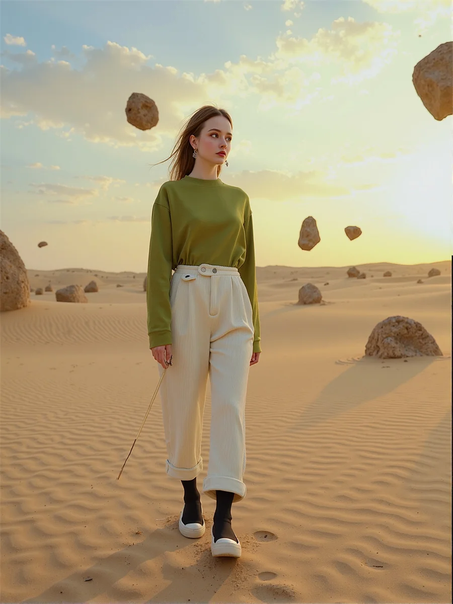 女性用パンツ オフィス ホワイト 秋 マット エレガントな質感 ハイウエスト ストレートレッグ レディース ワーク フォーマル ビジネス プロフェッショナル シック