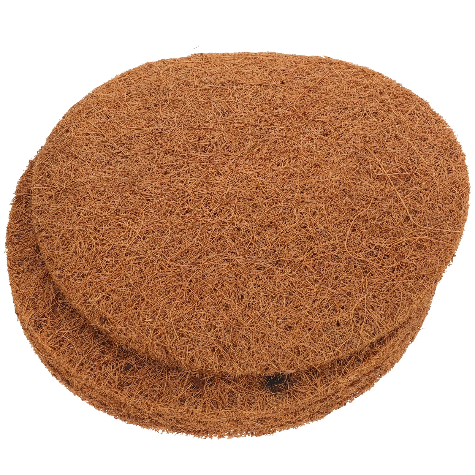 

4pcs Ventilated Coconut Fiber Bird Nest Cushion Durable Natural Pigeon Nest Pad For Breeding Breathable Mat Birds Rabbits