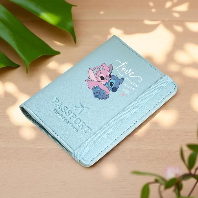 Stitch Print Passport Holder,School Supplies For Back To School Travel Essentials Travel Vacation Accessories For Holiday Season