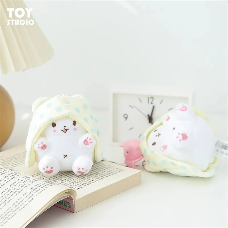 Echte Sanrio Marumofubiyori Bär Cinnamoroll Plüsch Spielzeug Schlüsselbund Kawaii Kleine Anhänger Schlüsselring Kinder Stofftiere Geburtstag Geschenke – Detail 5