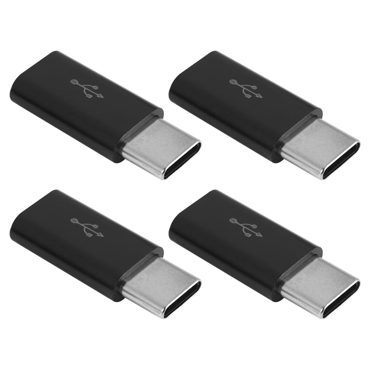 Адаптер ABKM Micro-USB-USB C, адаптер для зарядки Mini-Typec, разъем-переходник USB Type C с резистором