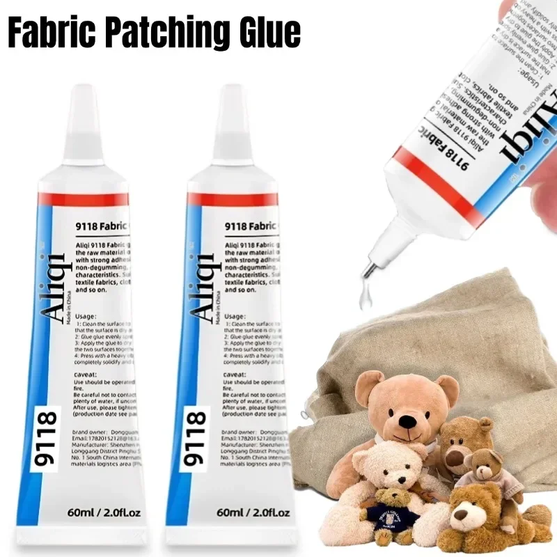 ZEXEF Multipurpose Strong Fabric Patching Glue Seam Adhesive Waterproof Agent Permanent Bonding Clothing Textiles Repair Tool
