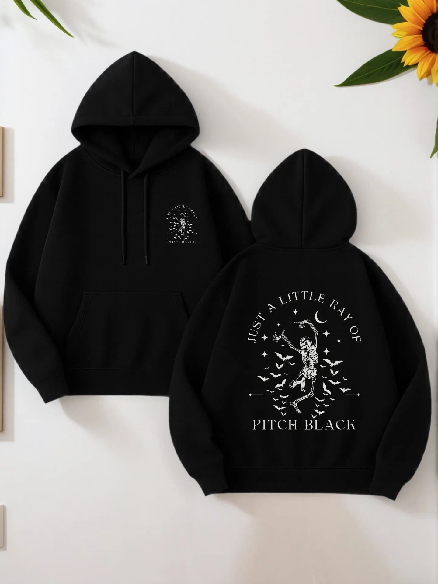 

Graphic Hoodie Men, Pizza - Themed Print, Streetwear Style, Soft Fabric, For Young Men, For Everyday Wear