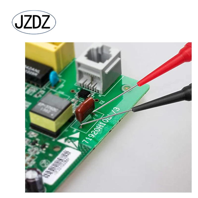 JZDZ 2pcs 0.7mm sonda di prova ago mul-timetro sonda posteriore in acciaio inossidabile 4mm strumento di riparazione automatica J.30009