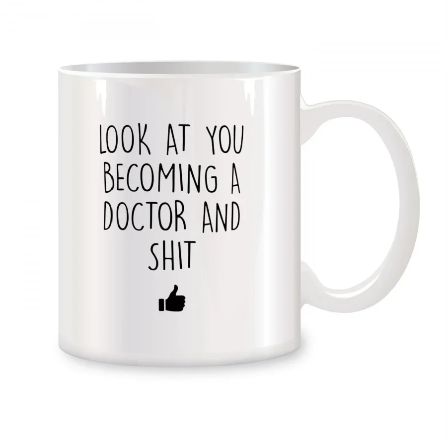 

Doctor Ceramic Coffee Mug, 11 oz Teacup, Birthday Gift for Medical Students, New Products