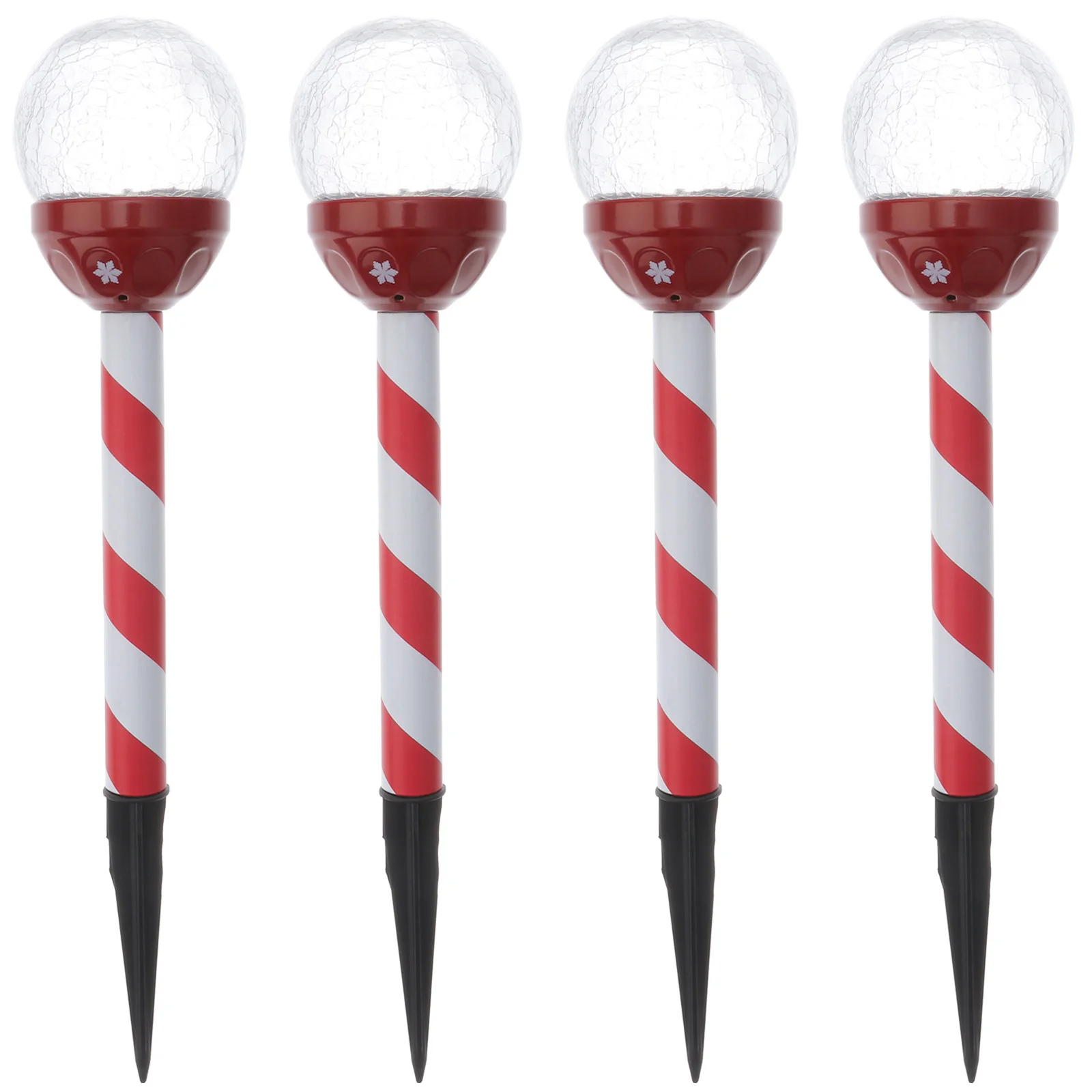 4 قطعة تعمل بالطاقة الشمسية LED أضواء الحديقة مقاوم للماء حصة جبل مصباح الحديقة للممر درب ساحة عيد الميلاد الإضاءة الزخرفية #3