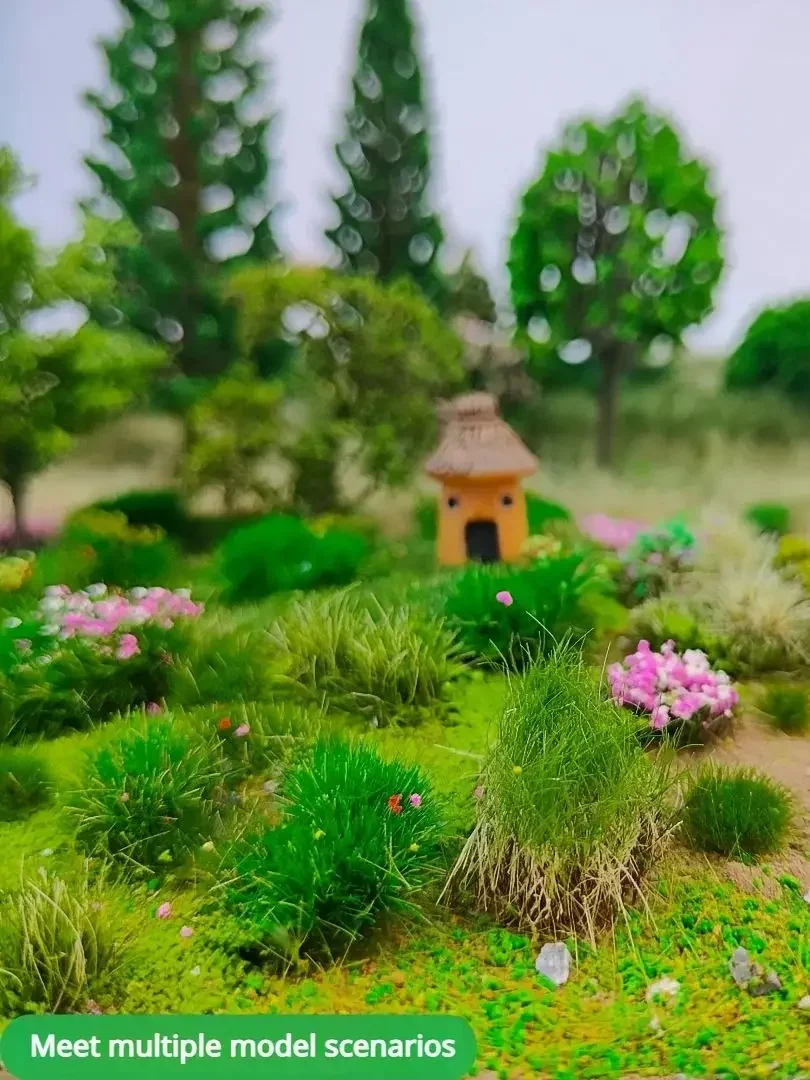 Gelände-Sets, Grasbüschel, Stein und Laub, für DIY-Modellbau/Militär, Wargaming/Gartendekoration/Diorama, 30 g/Beutel