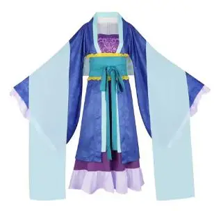 أزياء أنيمي Lihua التأثيرية الباروكات Hanfu تمويه للنساء فساتين لعب الأدوار بدلة كرنفال الهالوين