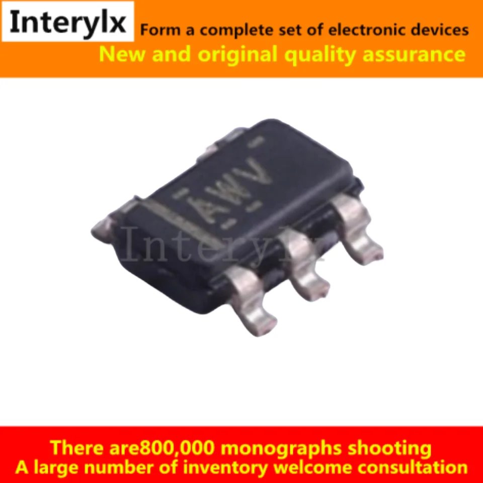 เครื่องควบคุมแรงดันไฟฟ้าต่ำ TPS79918 TPS79918DDCT TPS79918DDCR 10ชิ้น/ล็อต AWV SOT-23-5