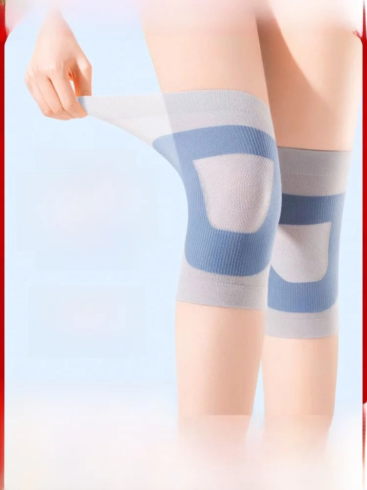 シルク膝パッド-薄型夏用モデル-男女兼用-家庭用-保温保護-自転車乗車必需品-エアコン付きの部屋用