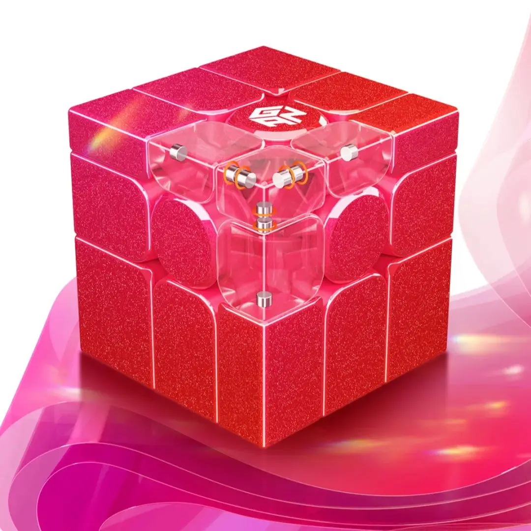 New Gan Mirror M UV Cube 3X3 Magnetic Professional Puzzle Toys Children's Gifts Gan Mirror M Stress Reliever Toys Cube Puzzle