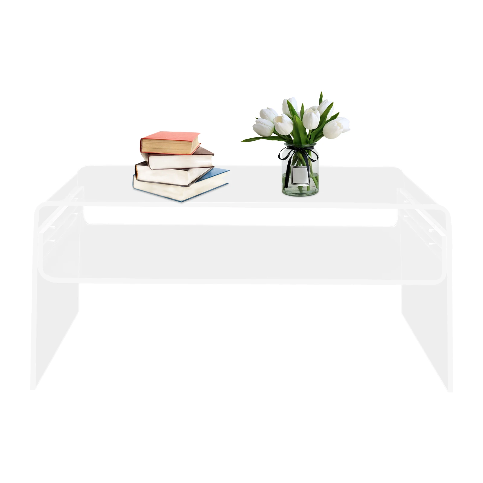Couchtisch mit Tablett – Moderner Beistelltisch für Wohnzimmer, Balkon & Terrasse