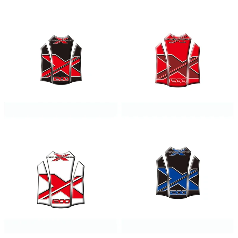 Motorcycle 3D Fuel Tank Pad Protective Stickers Decals For  VFR1200X 2012-2014 CROSSTOURER