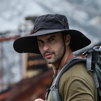 Breathable Wide Brim Cowboy Bucket Hat 3