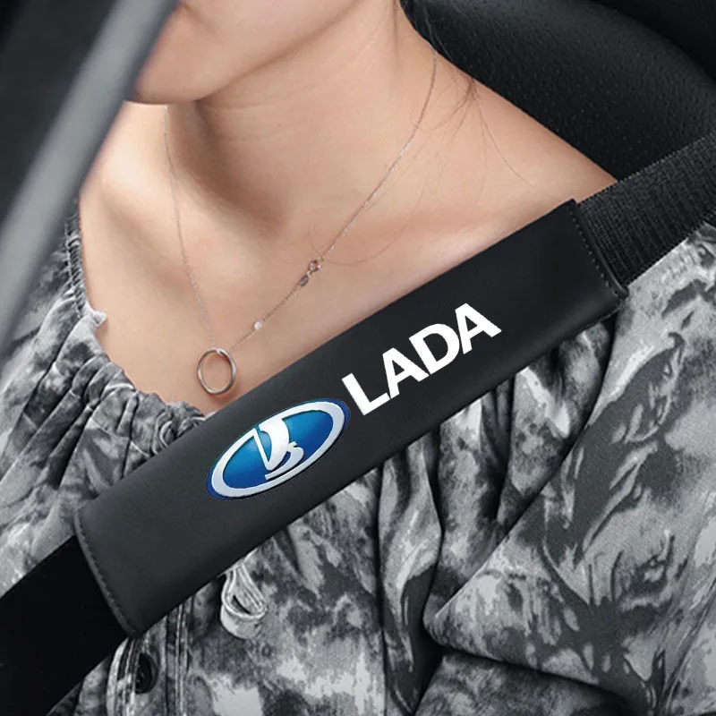 

Car Safety Belt Shoulder Cover Breathable for lada vesta granta kalina priora Niva Samara Vesta Largus Xray car Accessories