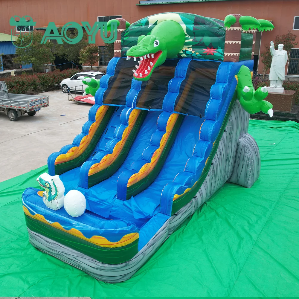 

AOYU Commercial Grade Large PVC Inflatable Water Slide For Kids Adults Jumping Bouncy Castle For Indoor Outdoor Use For Home
