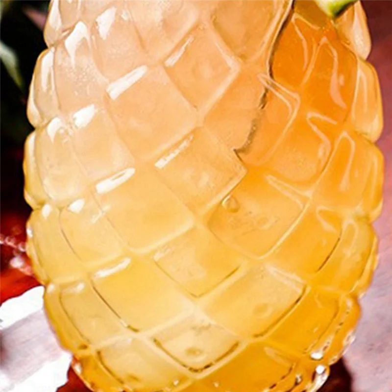 BAAG-3Pcs نظارات كوكتيل الأناناس تنقش أكواب عصير للكوكتيلات والمشروبات