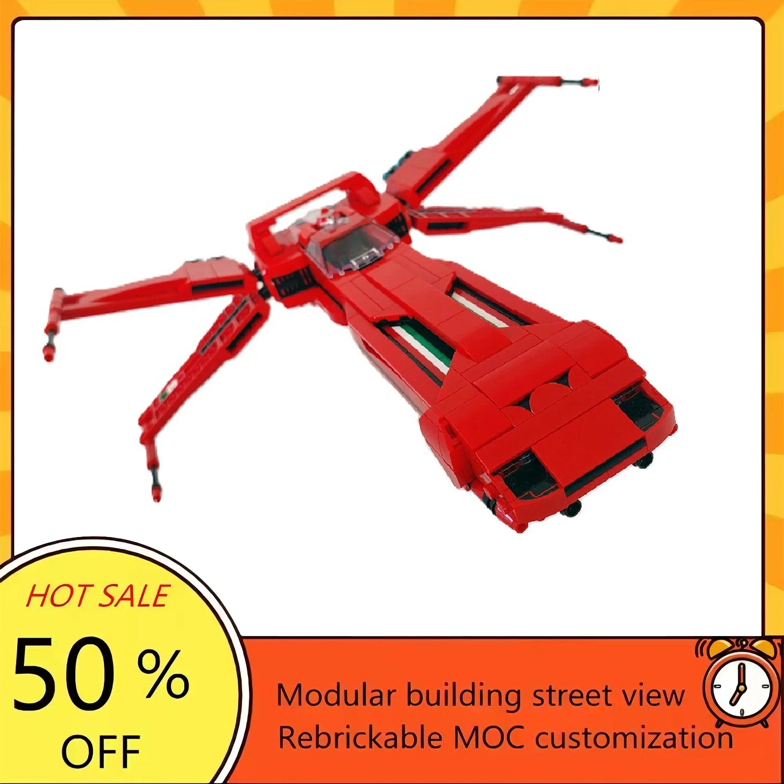 

846PCS Popular Space War Movie Model MOC Building Bricks Spaceship Modular Technology Gifts Holiday Assemble Children Toy Suit