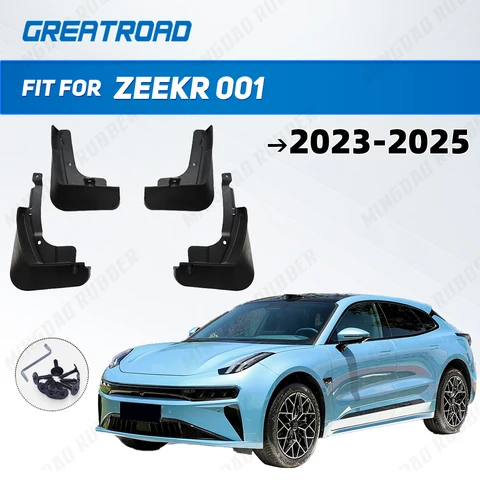 Для ZEEKR 001 2023 2024 2025 брызговики брызговики брызговики брызговики крылья автомобильные аксессуары