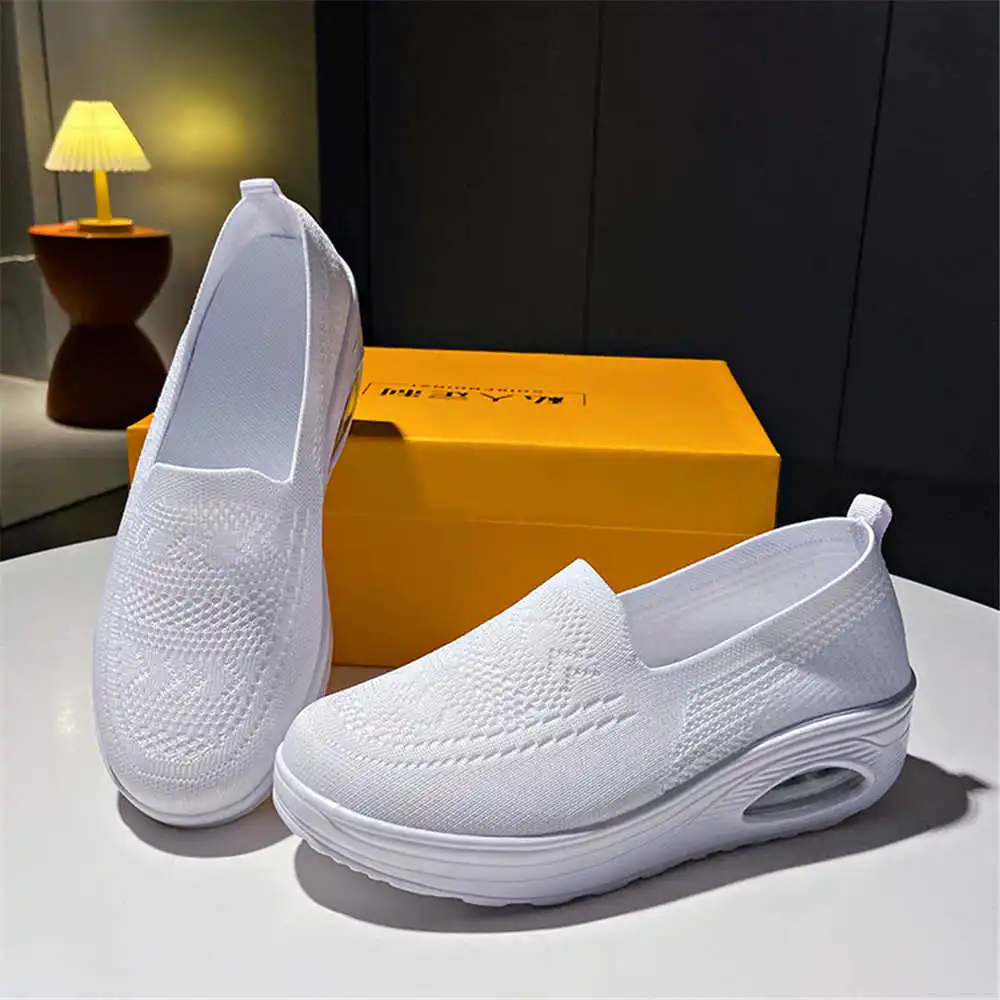 

Round Nose Thick-heeled Sneakers 49 Basketball Blue Women's Tennis Designer Ladies Shoes Sports Snaeker Hit Type
