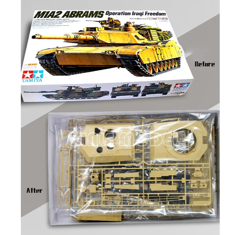 

TAMIYA model 1/35 tank model kit 35269 US M1A2 Abrams main battle tank for Military Toy Model Hobby Collection