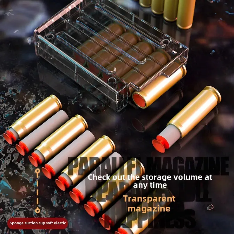 バレットソフト弾丸銃発射可能おもちゃの銃少年スナイパーライフルモデル手動ロードアンダーロードライフルクリスマス 2025