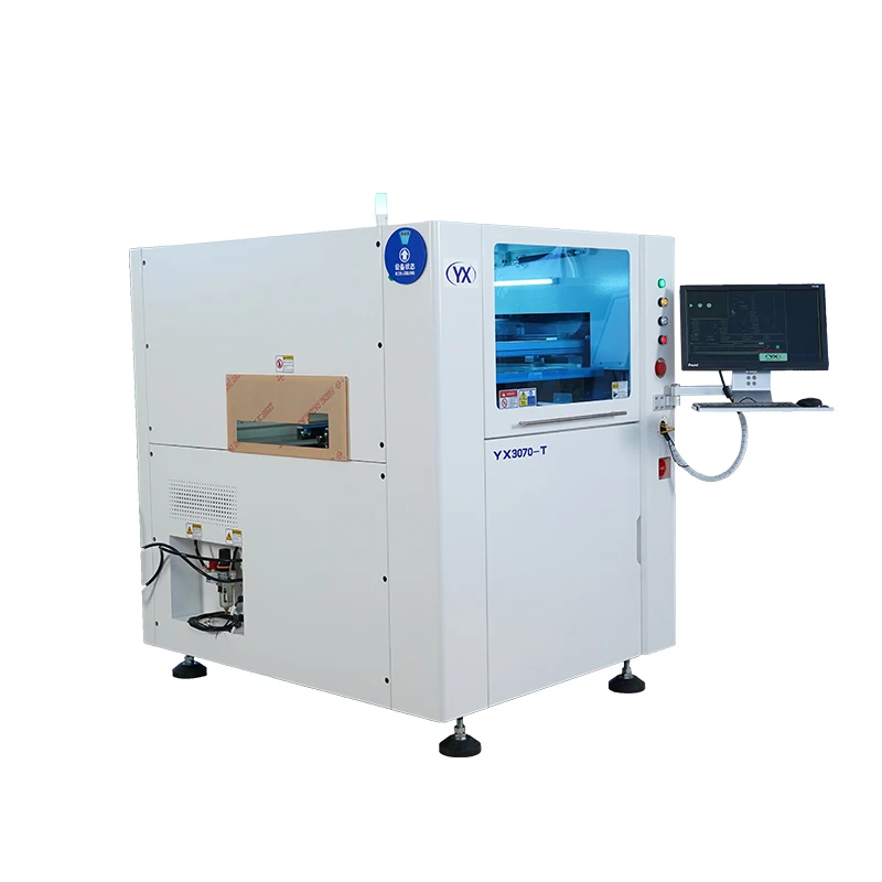 Automatic Solder Paste Printer YX3070-T with Two independent motorised printheads for SMT Production Line