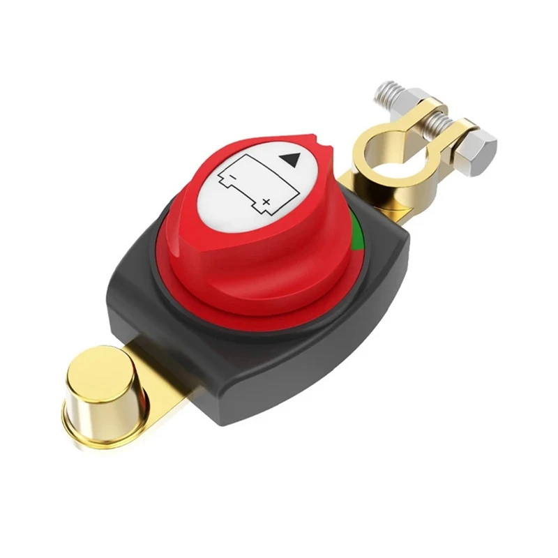 ABRU-Power System Protection Battery Disconnect Switch Heavy Duty Switch 12 48V Systems Integrated Connection Posts