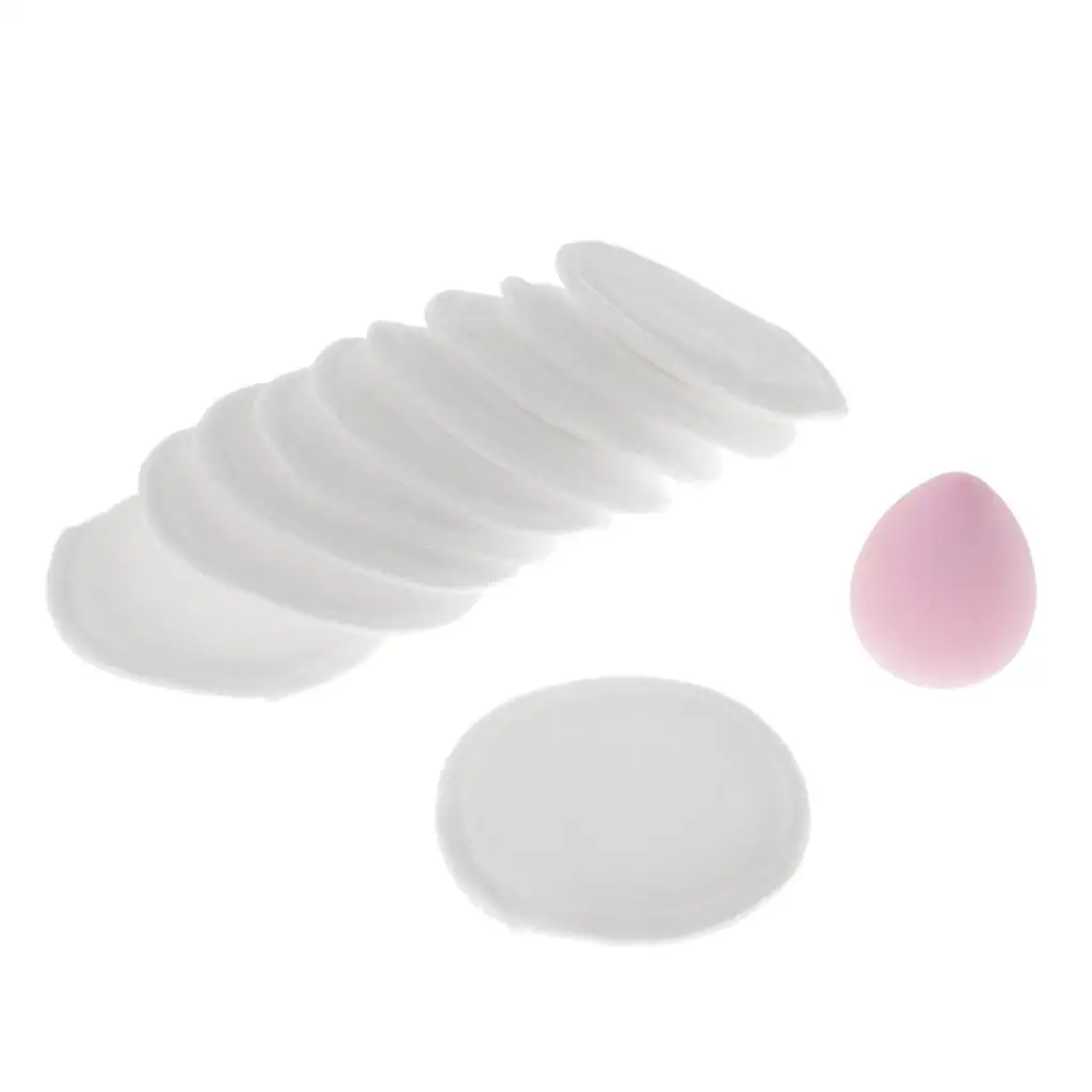 10Pcs Reusable Washable Facial Exfoliating Makeup Remover Pads