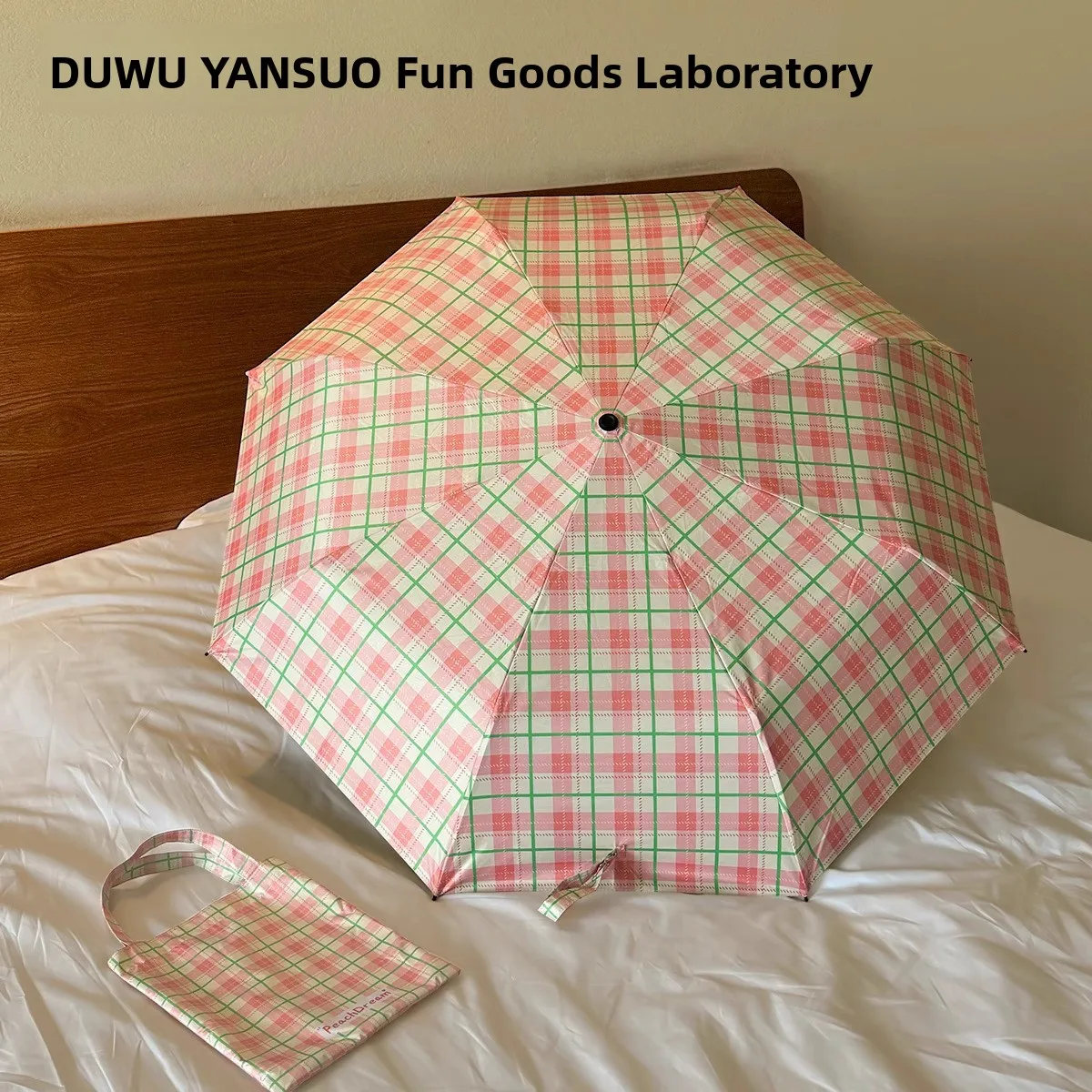 

Зонт-трость в клетку для женщин: защита от солнца и УФ-излучения, двойное назначение (дождь/солнце), высокая эстетическая ценность, полиэстер