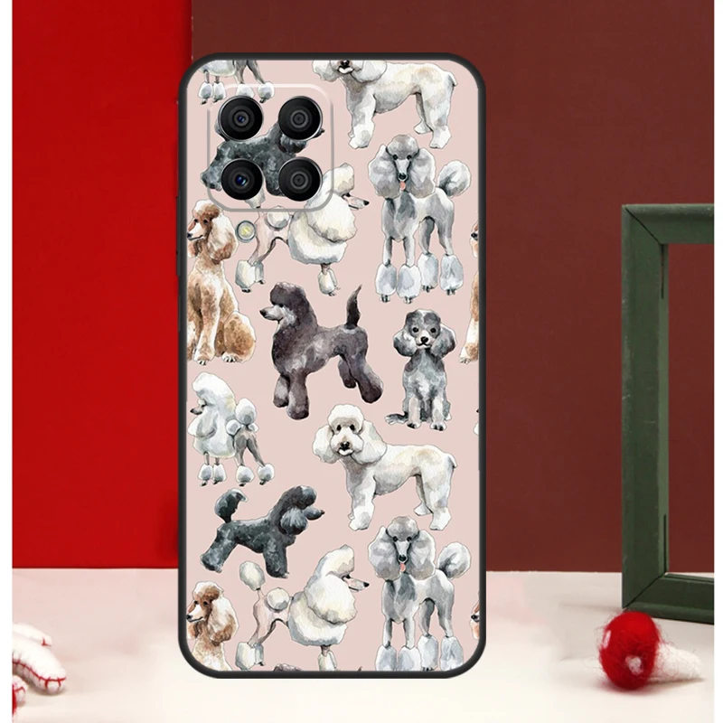 Poodle Dog Cartoon Case For Samsung Galaxy M31s M30s M13 M23 M33 M53 M12 M22 M32 M52 M14 M34 M54 M31 M51 M20