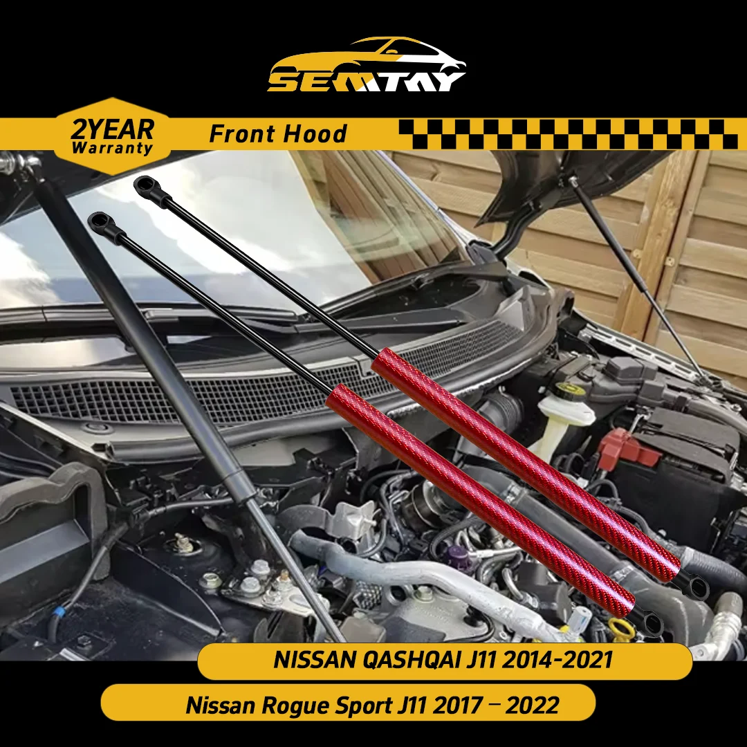

Стойки капота SEMTAY, совместимые с QASHQAI J11 2014-2021/Rogue Sport J11 2017-2022, поддержка подъема капота, пружинные амортизаторы, демпфер