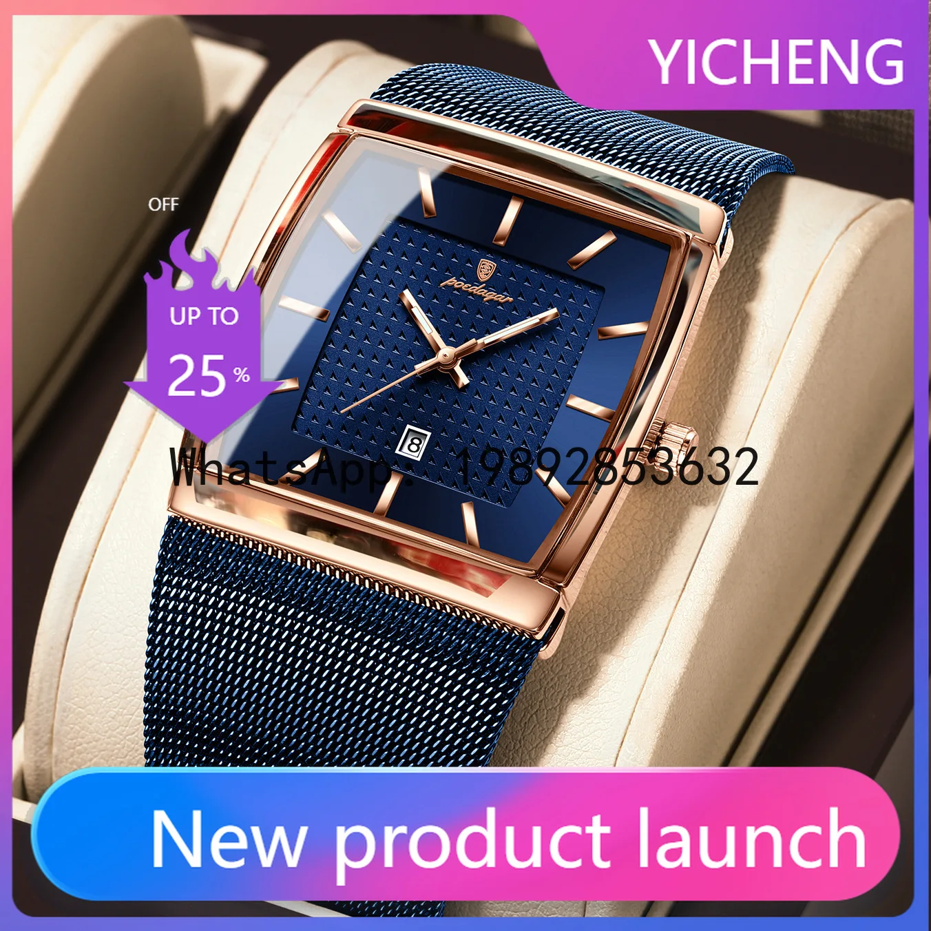 

LYY waterproof calendar personalized quartz watch ultra-thin men's watch