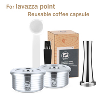 For Lavazza Point Refillable Coffee Capsulas Pod Stainless Steel Reusable Coffee Filters Capsule Cup Coffee Maker icafilas