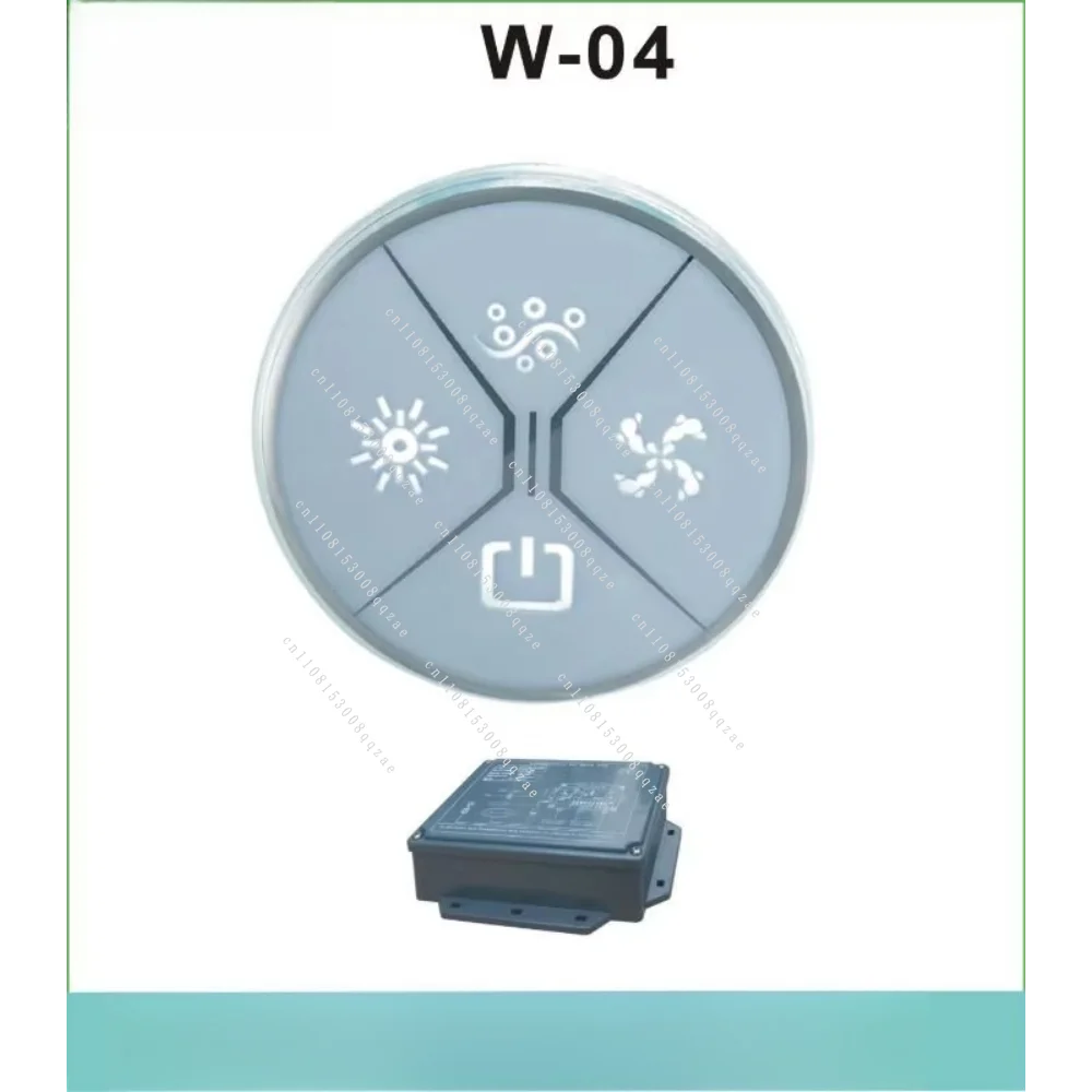 Massage Bathtub Control Board W-04 Multifunctional Bathtub Control Panel Intelligent Acrylic Bathtub Control System Display Pump